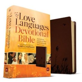 New Living Translation (NLT) - The Five Love Languages Devotional Bible - Brown Leatherlike