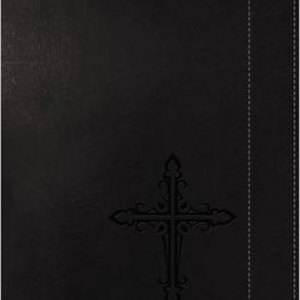 NKJV Super Giant Print Reference Bible Black Leather