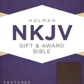 NKJV Gift and Award Bible - Brown (Leather look)