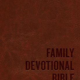 ESV Family Devotional Bible - Brown (Luxleather)