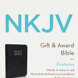 NKJV (New King James Version) - Gift & Award Bible - Imitation Leather (Black) - Red Letter Edition (Classic)