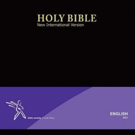 NIV Large Print Black (Hardcover)