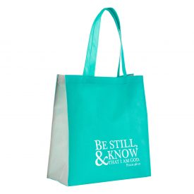 TOT069 - Non-Woven Totebag -Be Still And Know That I Am God