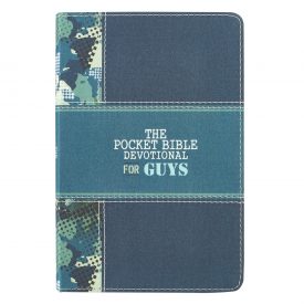 The Pocket Bible Devotional for Guys Camo Flexcover