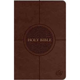 ESV Standard Indexed Brown Zipped (Luxleather)