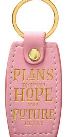 Keyring Pink - Plans (Imitation Leather)