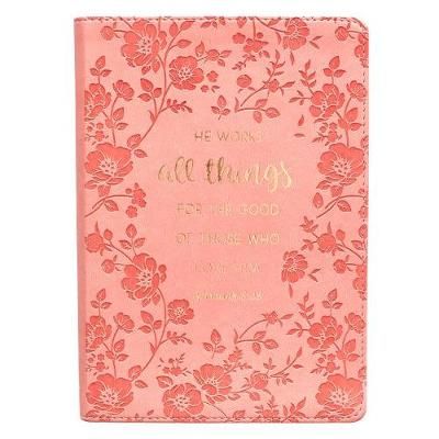 Journal Pink - He works All Things..(Luxleather)