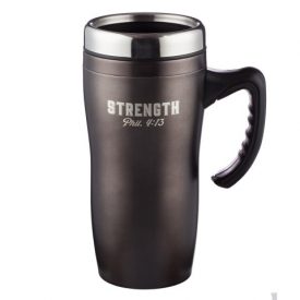 Stainless Steel Mug - Strength Phil. 4:13