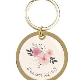 Keyring in Tin Box - Proverbs 31:25