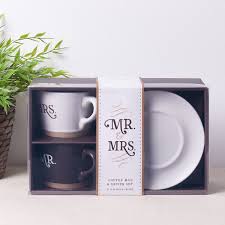 Mug and Saucer Set - Mr and Mrs