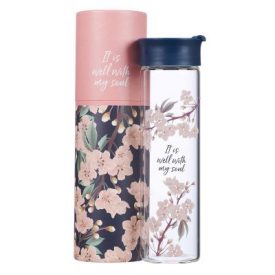 Glass Water Bottle - It is Well (Gift Boxed)
