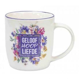 Ceramic Mug - Geloof Hoop Liefde