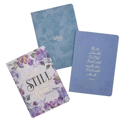 Notebook set of 3 - Be Still and Know