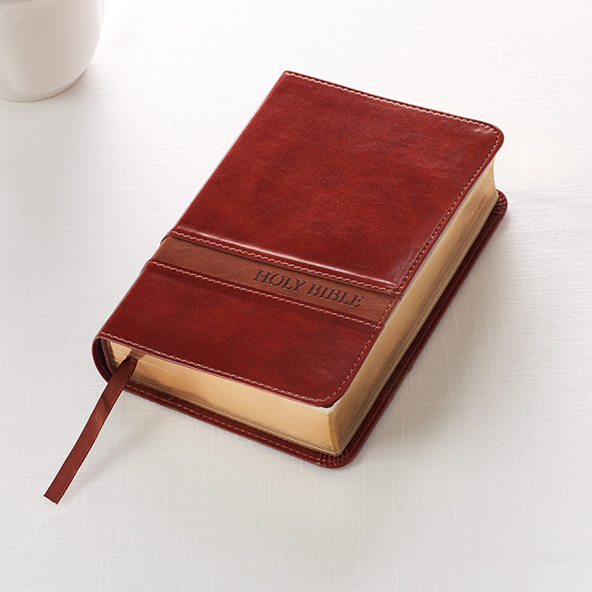KJV Compact Bible Brown (Luxleather)