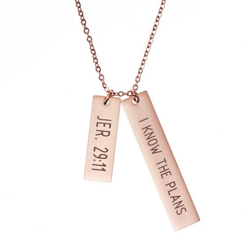 Necklace - I know the Plans I have for you (14K Gold)