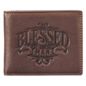 Jeremiah 17:7 Blessed Man Genuine Leather Wallet (WT133)