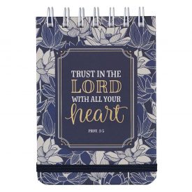 Trust In The Lord - Wirebound Notepad - Proverbs 3:5-6 (NP059)