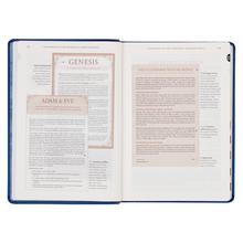 NLT The Spiritual Growth Bible Thumb Indexed Navy (Imitation Leather) - Image 6