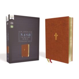NASB Thinline Bible (1995) Red Letter Brown (Comfort Print)(Imitation Leather)