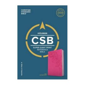 CSB Pink Faux Leather Super Giant Print Reference Bible