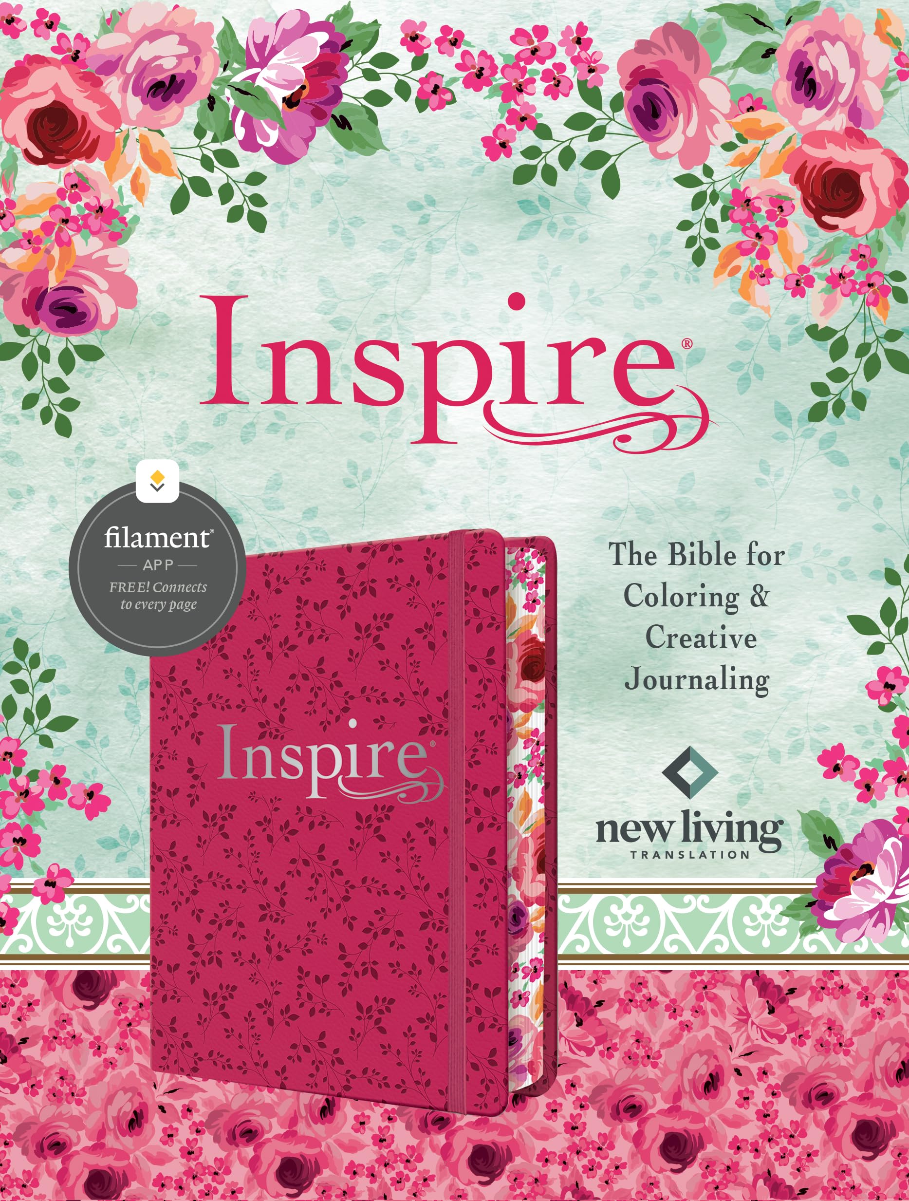 Inspire Bible NLT The bible for coloring and creative journaling