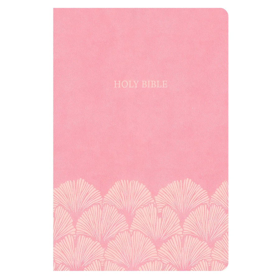 NASB Soft Pink Imitation Leather Value Edition Thinline Bible Large Print