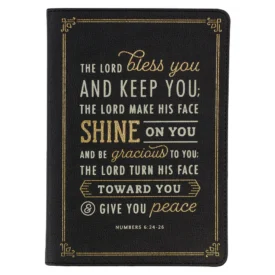 The Lord Bless You And Keep You Numbers 6:24-26 (Faux Leather Journal)