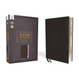 NASB (2020) Thinline Red Letter Bible Black (Comfort Print) (Imitation Leather)