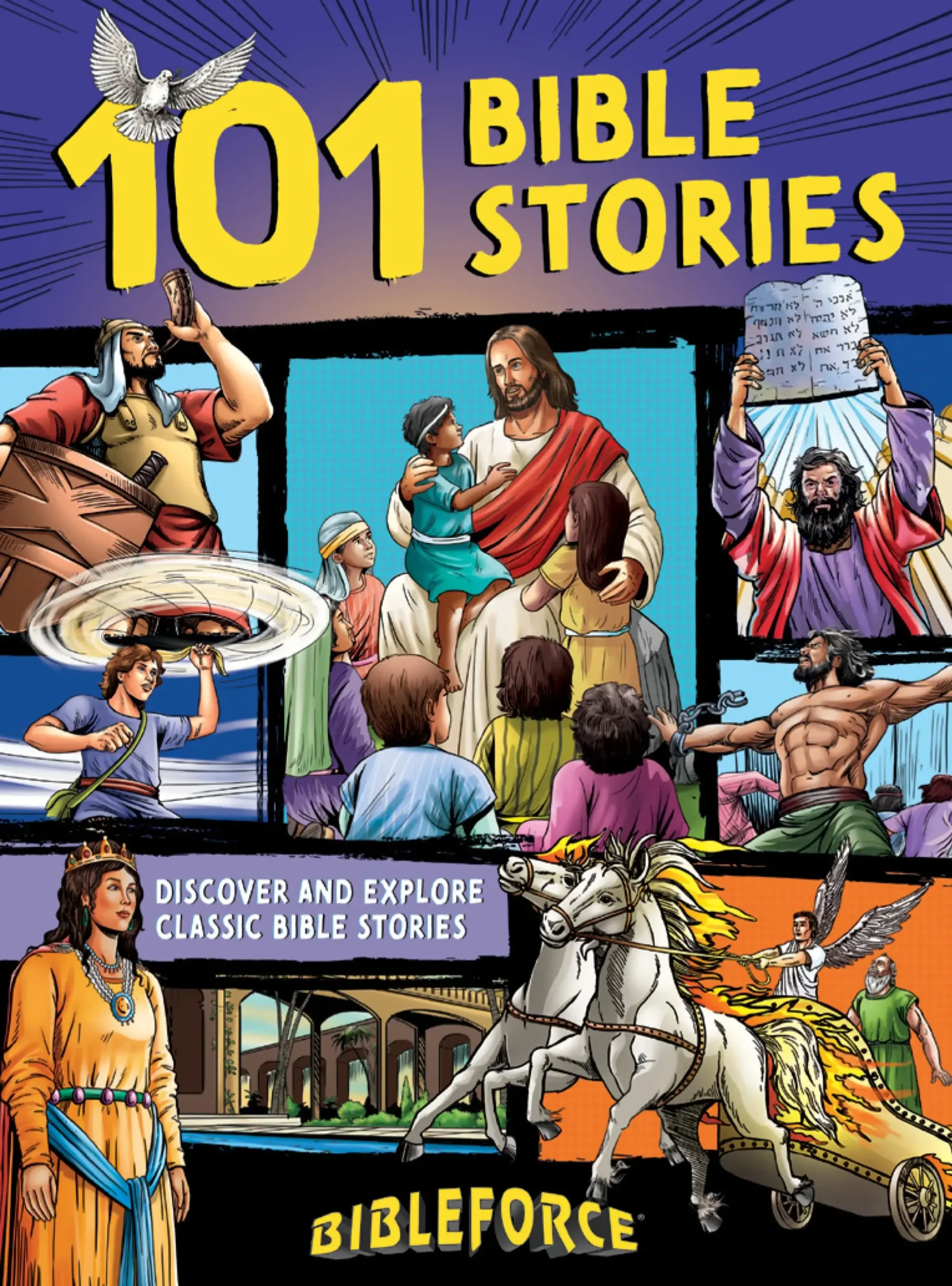 Bibleforce: 101 Bible Stories (Comic Book Bible) by North Parade Publishing
