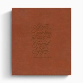 ESV Journaling Study Bible TruTone, 1 Chronicles 28:9 Design
