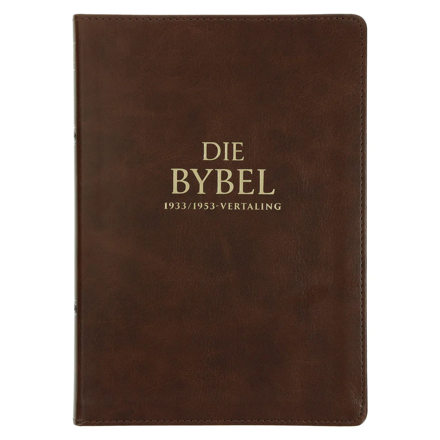 Afrikaans 1933/1953 Vertaling Bruin Kunsleer Bybel Grootdruk - Image 5