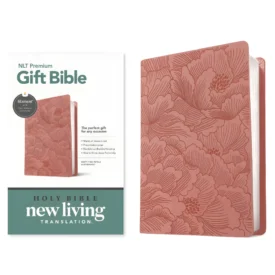 NLT Dusty Pink Petals Imitation Leather Filament Premium Gift Bible