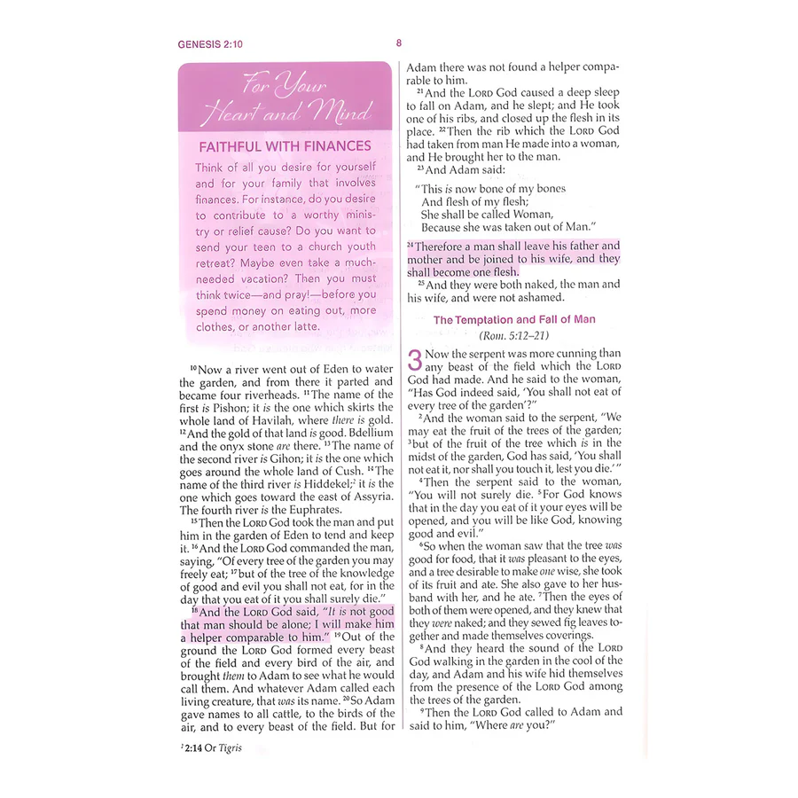 NKJV A Woman After God's Own Heart (Imitation Leather) - Image 4