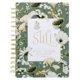 Be Still Hardcover Wirebound Journal
