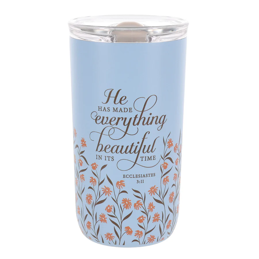 He Has Made Everything Beautiful in Its Time Stainless Steel Travel Mug - Image 6