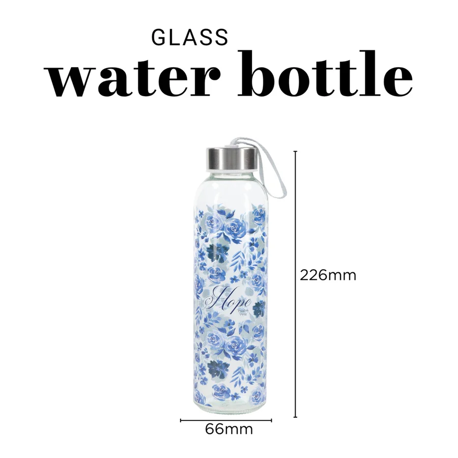 Hope Glass Water Bottle - Image 3