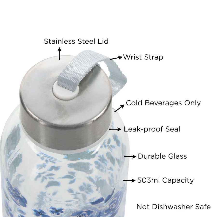 Hope Glass Water Bottle - Image 2