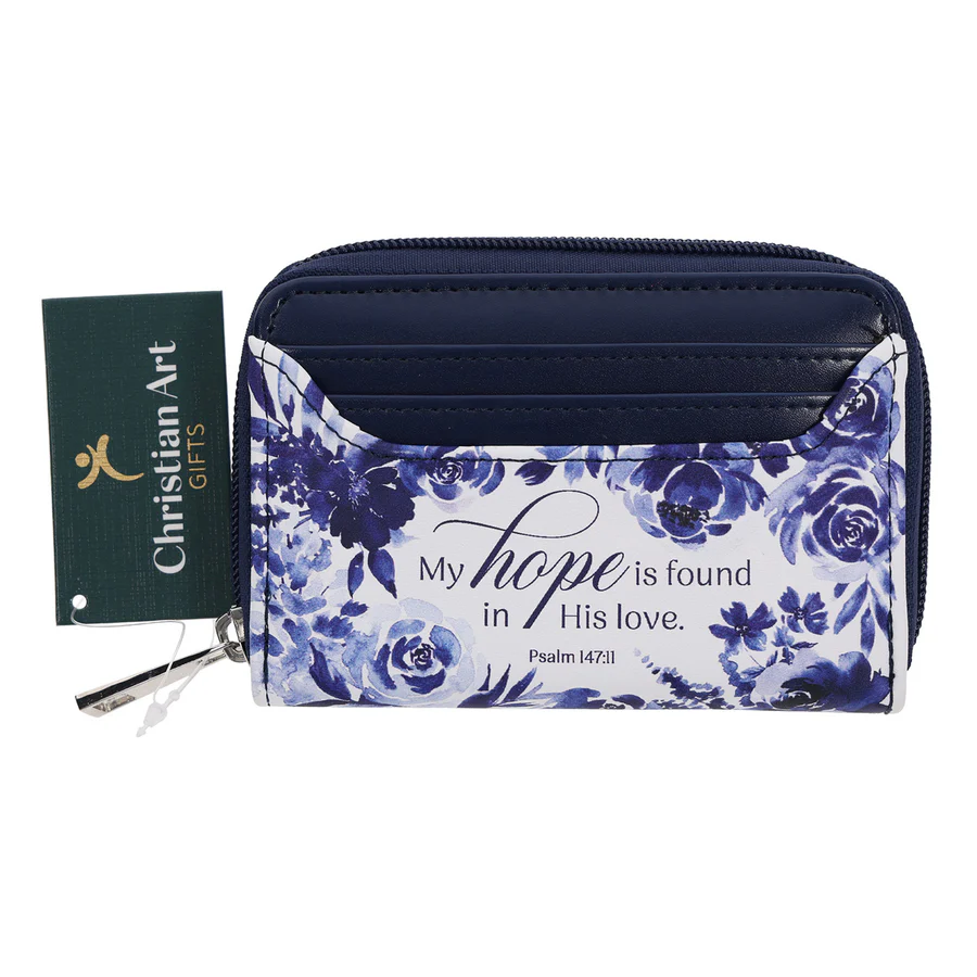 My Hope Is Found in His Love Faux Leather Woman's Wallet