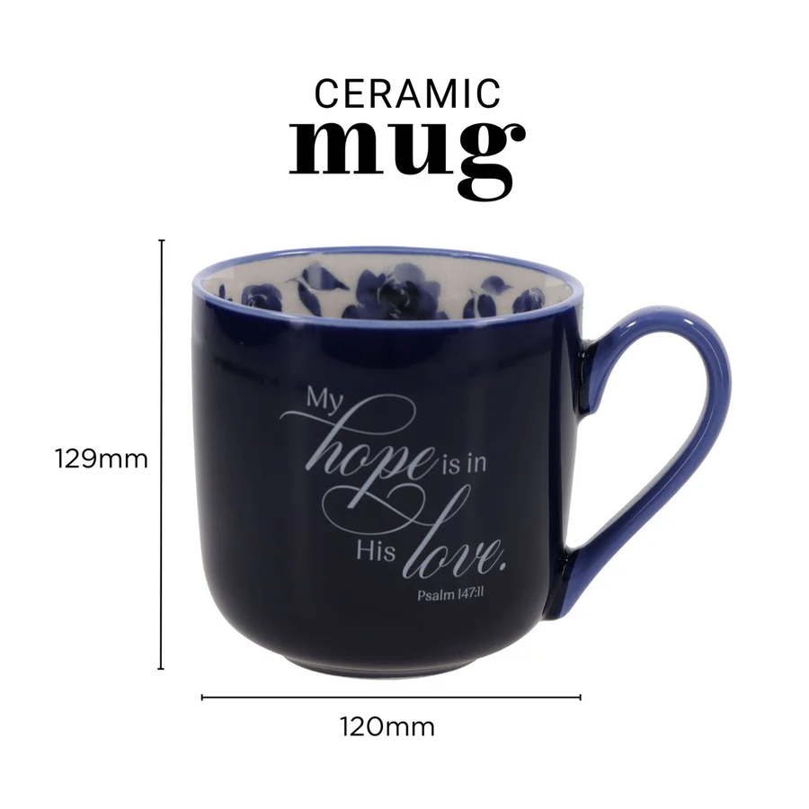 My Hope Is in His Love Ceramic Mug - Image 4