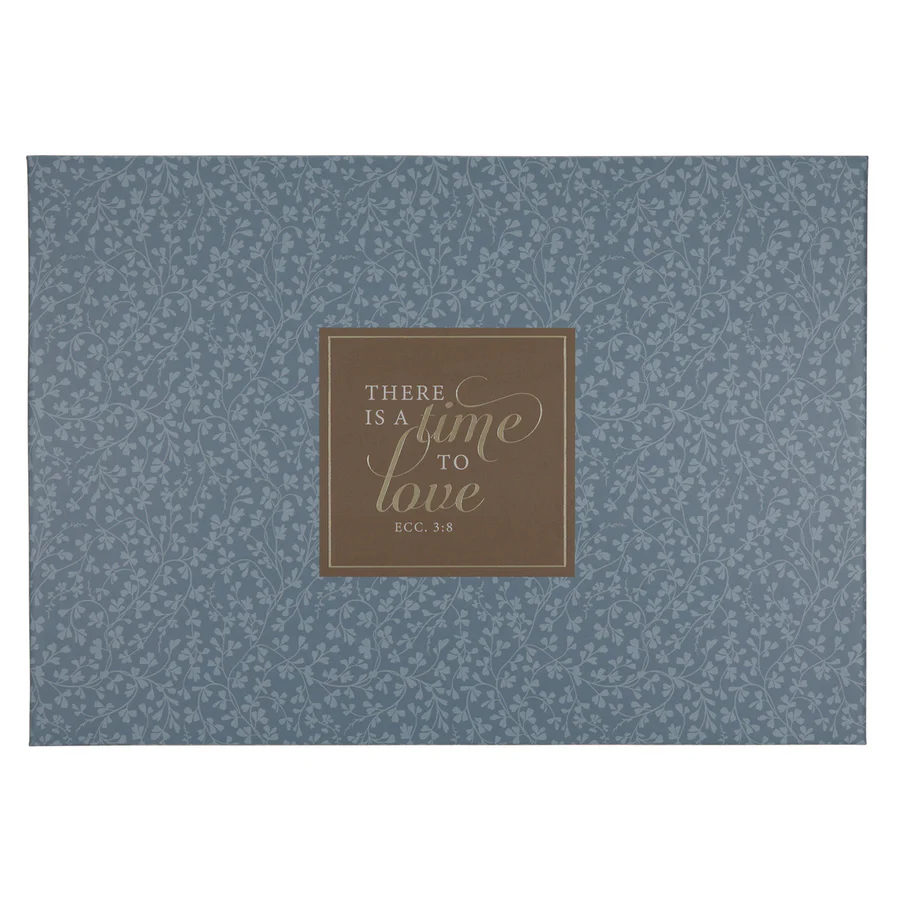 There Is a Time to Love Medium Stackable Gift Box - Image 3