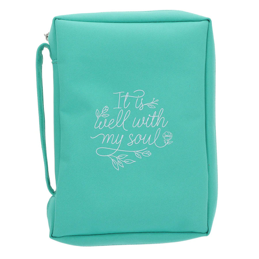 It Is Well with My Soul Polyester Bible Bag (Large)