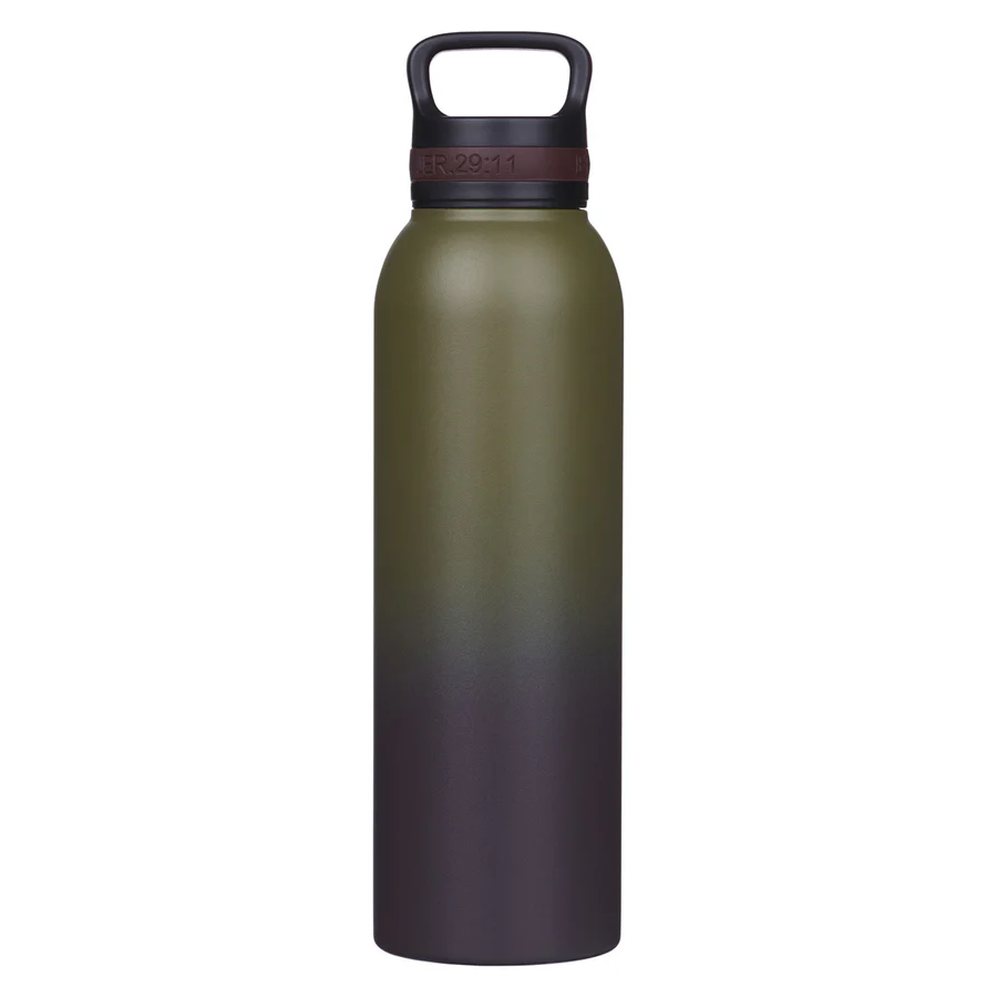 Plans To Give You Hope And A Future Green Stainless Steel Water Bottle - Jeremiah 29:11 - Image 2