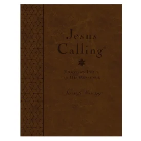 Jesus Calling: Enjoying Peace in His Presence Deluxe Edition (Imitation Leather)
