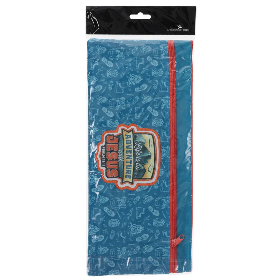 Life Is an Adventure with Jesus Pencil Case - Image 2