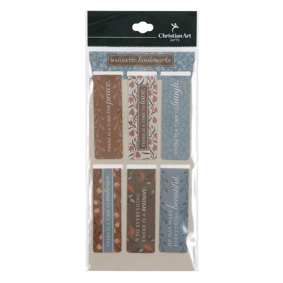 To Everything There Is a Season Six-Piece Magnetic Bookmark Set