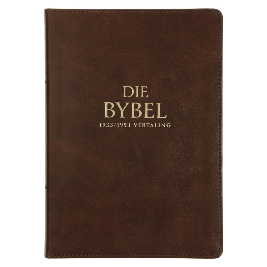 Afrikaans 1933/1953 Vertaling Bruin Kunsleer Bybel Grootdruk - Image 7