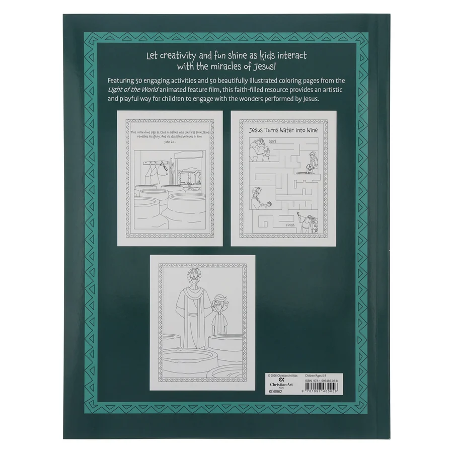 Miracles of Jesus Coloring and Activity Book - Light of the World (Paperback) - Image 3