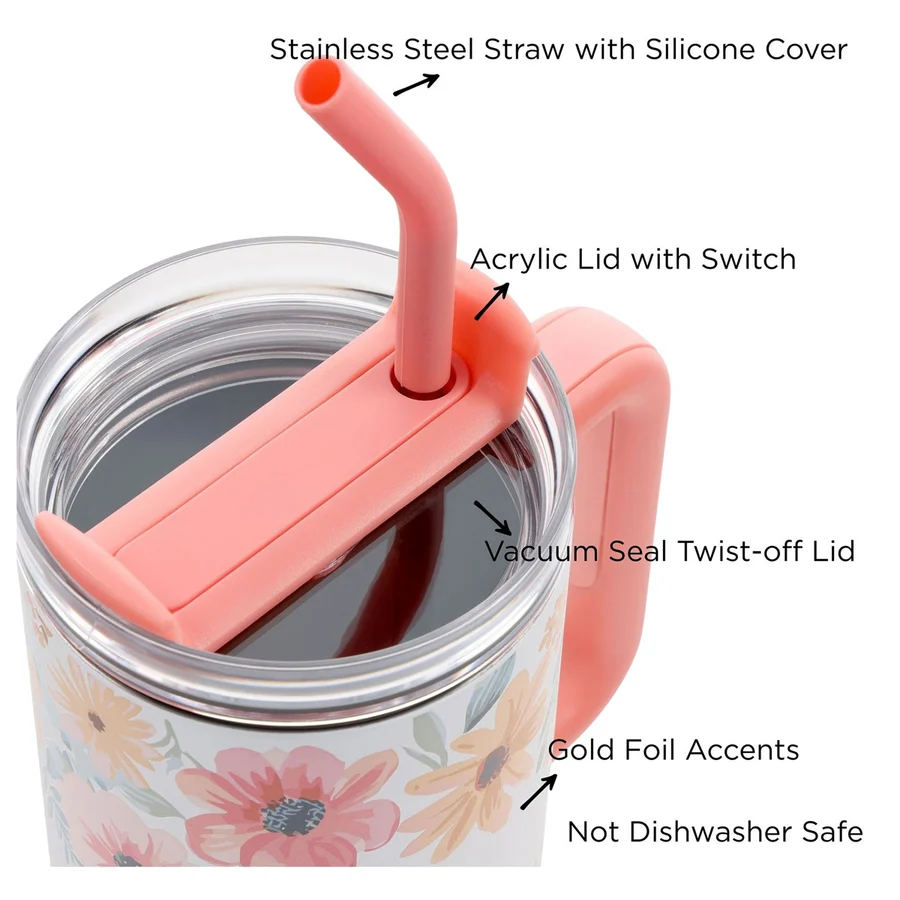 Travel Mug - Teachers Plant Seeds That Grow Forever (Stainless Steel, Large) - Image 3